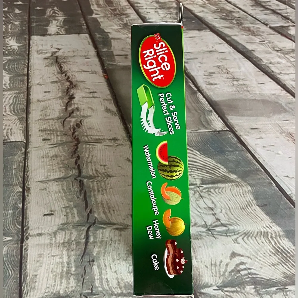 Watermelon Cantaloupe Cut & Serve Perfect Cake Slices Ez Slice Right NWT